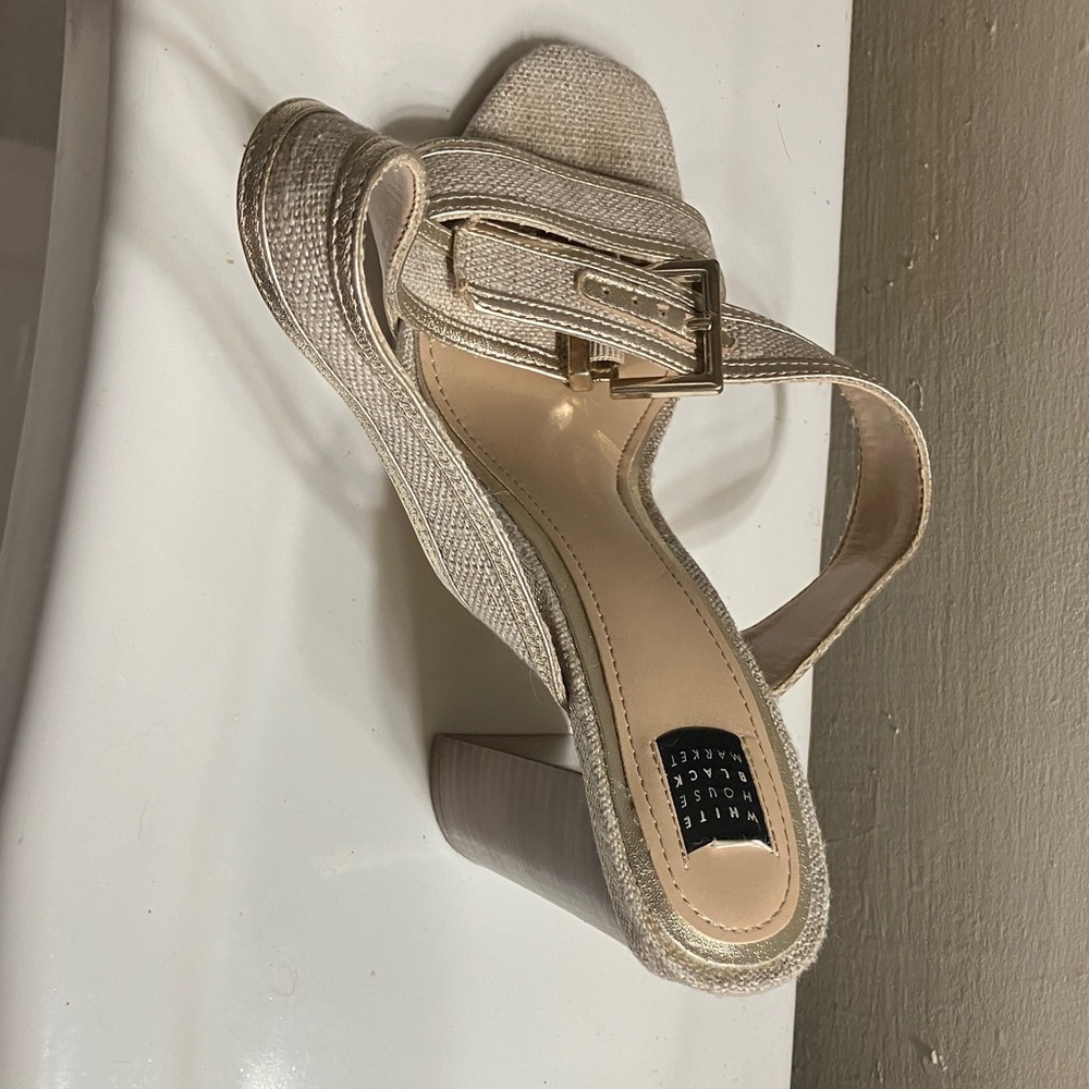 White House Black Market Heeled Sandals
